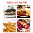 thumbnail image 4 of Tenedores, 7 piezas/juego de acero inoxidable, tenedores de acero inoxidable para frutas, tenedor para carne, optimizado para la excelencia, 4 of 7