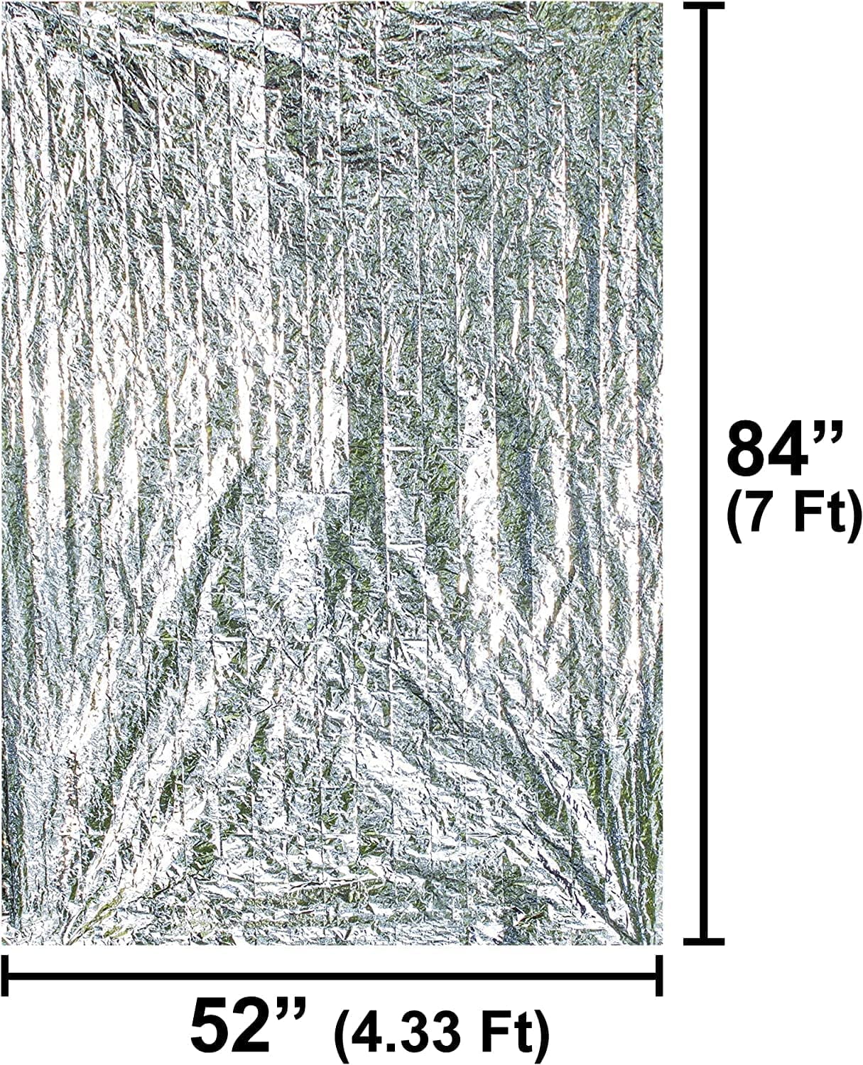 Mylar Blankets Bulk 52x84 100 Pack Emergency Foil Blankets for Warmth, Camping, Runners, Spa, First Responders | Mylar Emergency Thermal Blankets for Survival, Thick Reusable Space Blankets