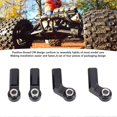 thumbnail image 3 of 4Pcs RC Car Ball Joint for 1/10 Model Car M4 Metal CW Positive Thread 7.0 Tool 2 Curved 2 Straight Black, 3 of 4