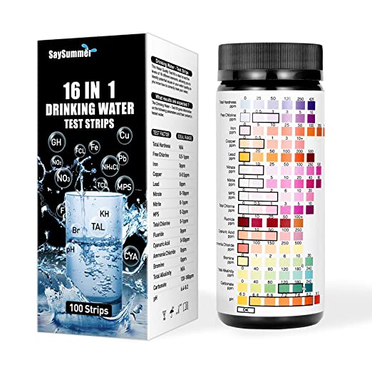 Drinking Water Test Strips, 16 IN 1 Water testing kits for Drinking