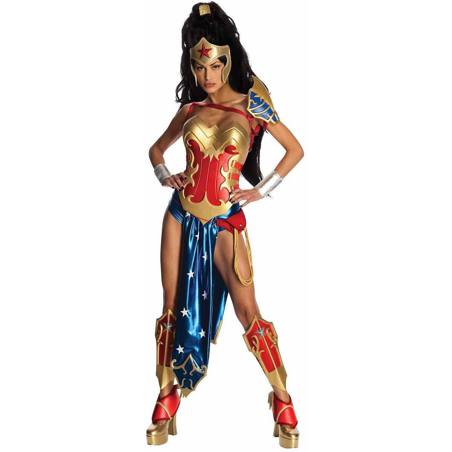 Wonder Woman Grand Heritage Justice League Fancy Dress Halloween Adult Costume 