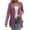 Purple, variant on Dagegui Womens Fashion Cardigan Sweater Fall Knit Open Front Cardigans Long Sleeve Solid Color Casual Outwear with Pockets Pink S