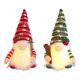 thumbnail image 5 of Inteprter Muñeco sin rostro con lentejuelas LED brillantes, gnomo, ilumina la decoración navideña con estilo Christmas Essentials Kits de decoración para fiestas rojo, 5 of 6
