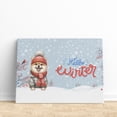 thumbnail image 3 of Hello Winter Pomeranian Smiling in Red Scarf Hat Welcome Christmas Horizontal Matte Canvas Poster Pom Dog Lover Gifts Wall Art Home Decor - 00017, 3 of 5