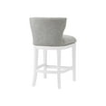 thumbnail image 4 of Alaterre Furniture Miranda Swivel Low Back Bar Height Bar Wood Stool, White, 4 of 8