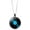 Blue necklace, variant on Vinyl Record Earrings Vintage Retro Black Player DJ Music Metal Phonograph Album Small, Style G4172
