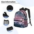 thumbnail image 5 of Gaeub Boat Lighthouse Storm Waves School Backpack Waterproof Bookbag for Men Women College High School Bags, 5 of 8
