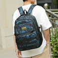 thumbnail image 4 of Stylish Printed Backpack - Perfect for Travel, Sports & Everyday Use!, 4 of 5