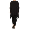 thumbnail image 4 of Women's Trendy Style Plus Size Long Sleeves Solid Tunic Top, 4 of 4