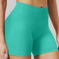 thumbnail image 4 of OSOLU Womens Workout Seamless Scrunch Lifting Shorts High Waist Gym Yoga Shorts Sports Soft Tummy Control Workout Athletic Gym Bottoms Mint Green XL, 4 of 5