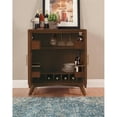 thumbnail image 4 of Alpine Furniture Flynn Small Bar Cabinet in Walnut, 4 of 5