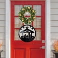 thumbnail image 1 of Adornos navideños, adornos navideños, regalos navideños, casa navideña tridimensional, colgante de madera, decoración para porche, espejo, adorno, pieza decorativa, 1 of 9