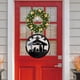 thumbnail image 1 of Three-dimensional Christmas House Wooden Pendant Holiday Party Porch Decoration Mirror Ornament, 1 of 9