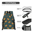thumbnail image 4 of Yiaed Hot Dog 6 Print School Backpack College Backpack Daypacks for Students High School Spacious and Durable Daypack for Work and Travel-One Size, 4 of 6