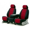 Coverking Front 50/50 Bucket Custom Fit Seat Cover for Select Jeep Wrangler Models - Neoprene (Red with Black Sides)