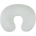 thumbnail image 1 of nda de almohada de lactancia 100% algodón orgánico, suave y transpirable, nda de almohada de alimentación para bebés o niñas, color gris jaspeado, 1 of 5
