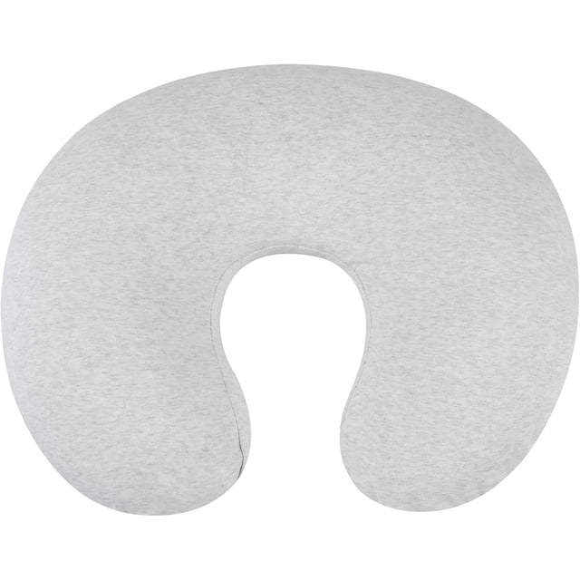 nda de almohada de lactancia 100% algodón orgánico, suave y transpirable, nda de almohada de alimentación para bebés o niñas, color gris jaspeado