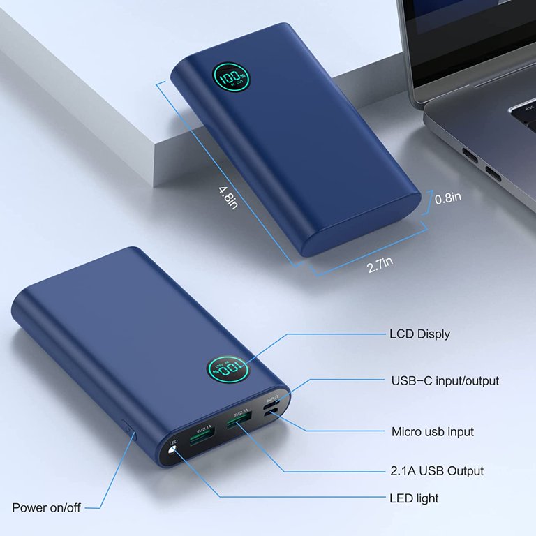 10000mAh Mini Power Bank Dual USB LED Display Poverbank Portable External  Battery Charger Powerbank 10000 MAh For Mobile Phones From 10,3 €