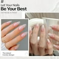 thumbnail image 2 of Modelones Jelly Gel Nail Polish, 15 ML Neutral Sheer Milky White Nude Pink Gel Polish Translucent Soak off LED Nail Gel DIY Manicure 2025 New Soap Nails Trend Clear Nail Polish Gift for Girls Women, 2 of 9