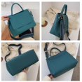 thumbnail image 4 of Bolso cruzado Macarena de cuero PU vintage azul, 4 of 8