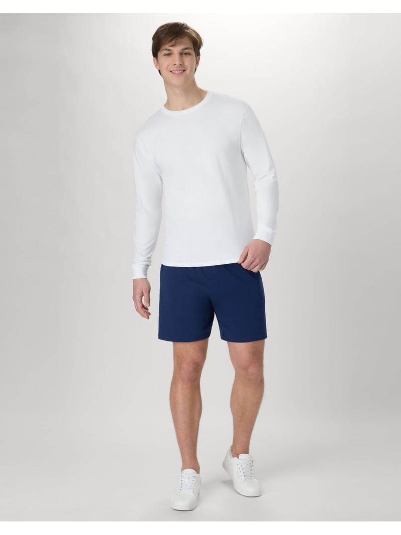 Hanes, Long-Sleeve T-Shirt, 4-Pack, Men's Heavyweight Cotton