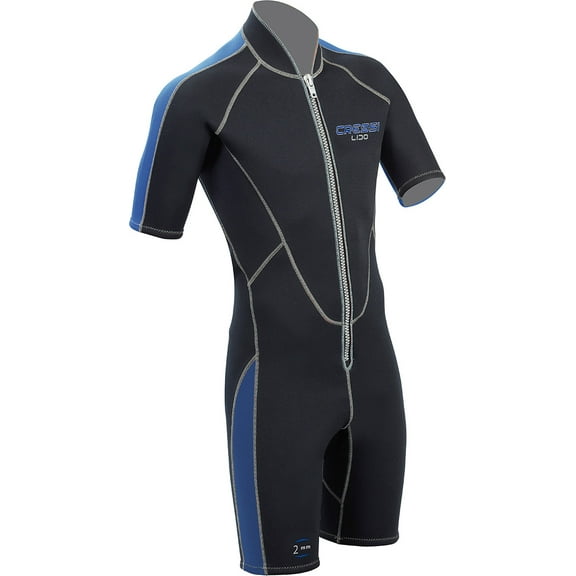 Cressi 2mm Mens Lido Short Front Zip Wetsuit