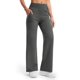 thumbnail image 1 of Pantalones de yoga Libin, pierna ancha, 29 cm de cintura alta para mujer, color gris oscuro, 1 of 7