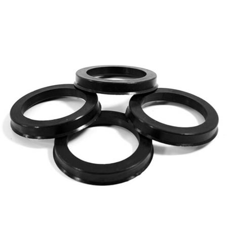 63.90 MM ID x 73.10 MM OD - POLYCARBONATE HUB CENTRIC RINGS - SET OF