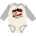 thumbnail image 3 of Inktastic My Cousin Loves Me with Cute Ladybugs Boys or Girls Long Sleeve Baby Bodysuit, 3 of 5