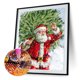 thumbnail image 2 of Taladro de diamante Papá Noel 5D Kits de pintura de bricolaje Arte de decoración de pared redondo completo (DG177) FLhrweasw Nuevo, 2 of 9