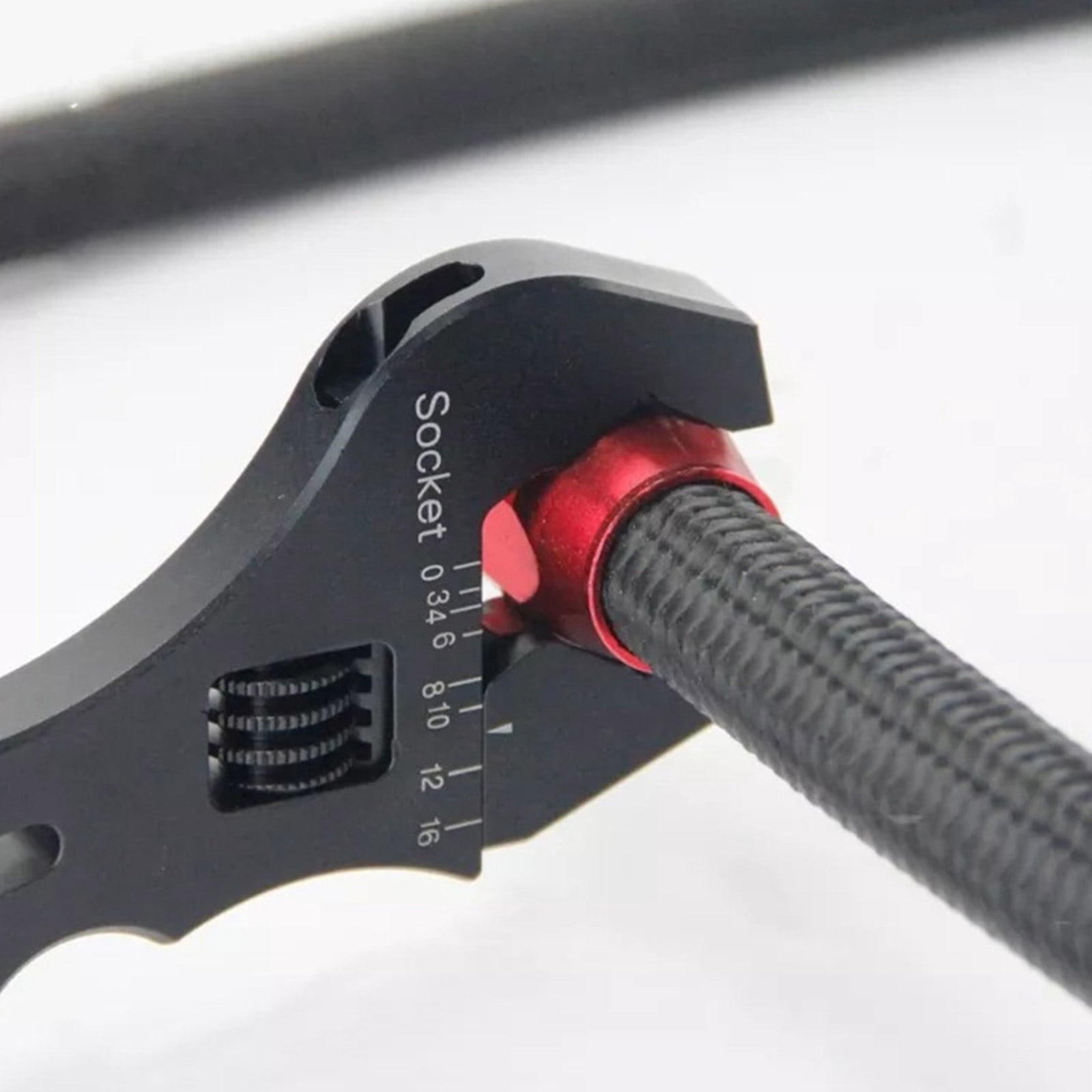 3AN-16AN Adjustable Wrench Tool Aluminium Joint Wrench Tool Adjustable Wrench for Hose End Fitting Adapter Hand Tool
