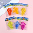 thumbnail image 5 of 10-50 piezas de juguetes divertidos y pegajosos para manos de niños, palmas elásticas, pegajosas, juguetes blandos para palmas, regalo novedoso para niños, suministros para recuerdos de fiesta, 5 of 5