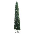 thumbnail image 3 of vidaXL Slim Christmas Tree 300 LEDs & Ball Set 270 cm, 3 of 5