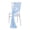 Blue, variant on OIUR Chiffon Chair Sashes Wedding Aisle Decorations 9Ft Wrinkle-Free Draping Fabric for Ceremony Reception Party Banquet Decoration