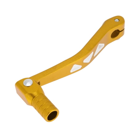 Folding Motorcycle Gear Shifter Lever for Yamaha TTR 50cc Aluminum Alloy Pedal Shift Lever Arm Gold Tone