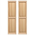 thumbnail image 6 of AWC Exterior Wood Window Shutters Louvered 15"wide x 39"high Unfinished, 6 of 6