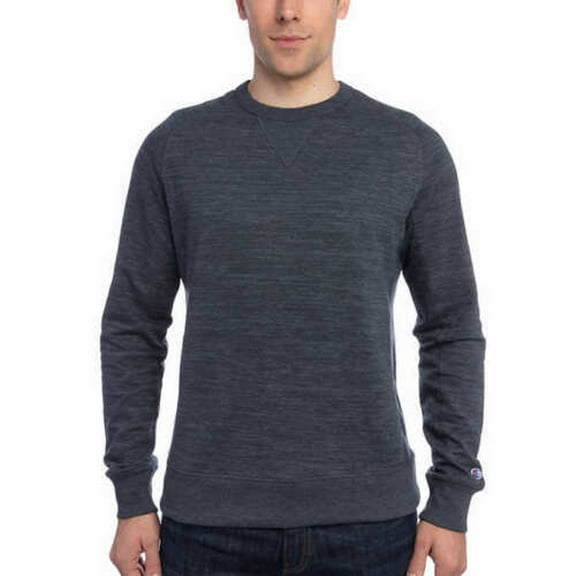 Champion Mens French Terry Crewneck Stealth Grey X-Large