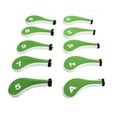 thumbnail image 1 of Fundas para palos de golf, 10 unidades, fundas para cabezas de golf de hierro para golf, funcionalidad versátil, 1 of 8