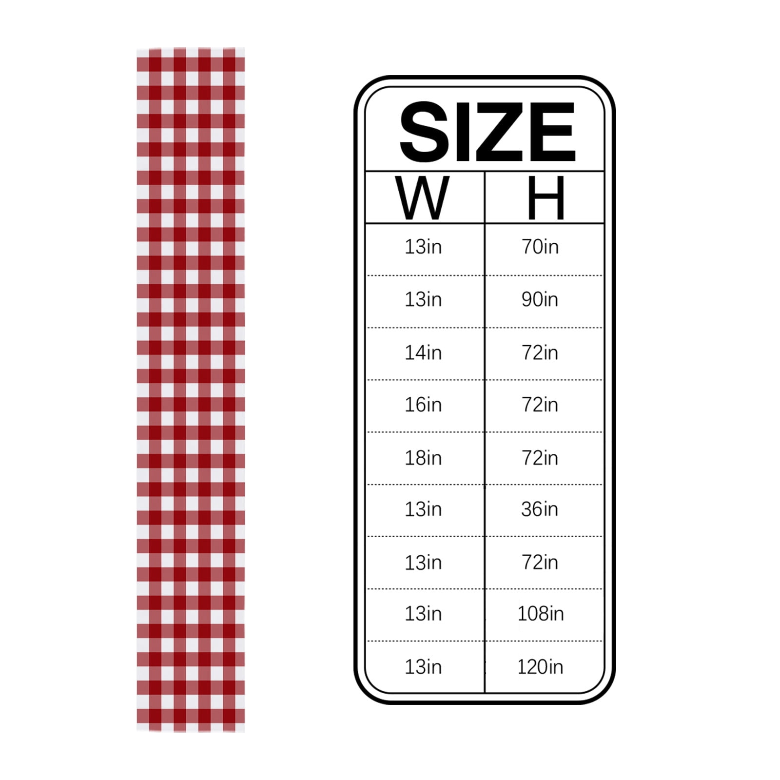 Farmhouse Buffalo Plaid Table Runner Red White Checkered Tablerunners 14 x 72 Inch, Table Decorations Tabletop Scarf for Summer Gathering Holiday Farmhouse Kitchen Dining Decor
