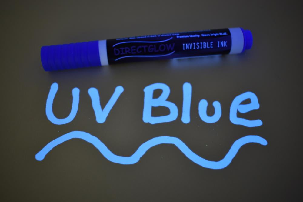 Opticz, UV Blacklight Reactive Invisible Ink Marker, Large Tip