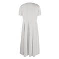 thumbnail image 4 of CIENVNSTG Maxi Dress for Women Solided Color Classic Breathable Summer Dress Flowy Eye-Catching Beach Dress, 4 of 6