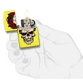 thumbnail image 2 of Zippo Lighter - Skull Roses Design, 2 of 4