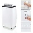 thumbnail image 6 of Honeywell 8,000 BTU (11,000 BTU ASHRAE) Portable Air Conditioner, Cools Rooms Up to 500 Square Feet, HM2CESAWK8, 6 of 6