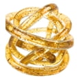 thumbnail image 4 of Escultura Nudo de Cristal Dorado Creaciones Dekora  15cm, 4 of 6
