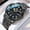 Black, variant on Watches for Men Stainless Steel Business Dress Luxury Big Large Face Waterproof Quartz Analog Mens Watches with Date Wrist Men Watch Reloj para Hombre (Gold/Blue/Black Dial)