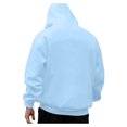 thumbnail image 4 of Gibobby Men's letter graphic Hooded Print Round Neck Long Sleeve Sweatshirt Tops Light Blue,XL, 4 of 7