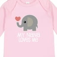 thumbnail image 4 of Inktastic Nana Loves Me for Grandkids Boys or Girls Long Sleeve Baby Bodysuit, 4 of 5