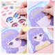 thumbnail image 3 of Pegatinas para cambiar el maquillaje, juguetes educativos para niñas de 3 a 6 años, hermosas pegatinas para cambiar el maquillaje de princesa, libro de pegatinas para espectáculos de maquillaje, 3 of 4