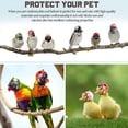 thumbnail image 5 of 2 piezas casco de pollo casco de seguridad para mascotas divertido loro casco pollo pájaro sombrero ropa para la cabeza, 5 of 5