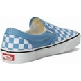 thumbnail image 6 of VANS U CLASSIC SLIP-ON UNISEX SNEAKERS - BLUE - Theory Checkerboard Heritage Blue / Men 5.5 / Women 7 / Medium, 6 of 7